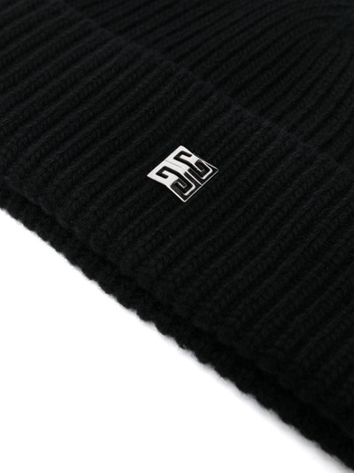 Givenchy ribbed-knit beanie hat outlook