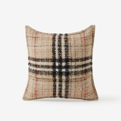Burberry Check Cashmere Blend Tweed Cushion Cover outlook