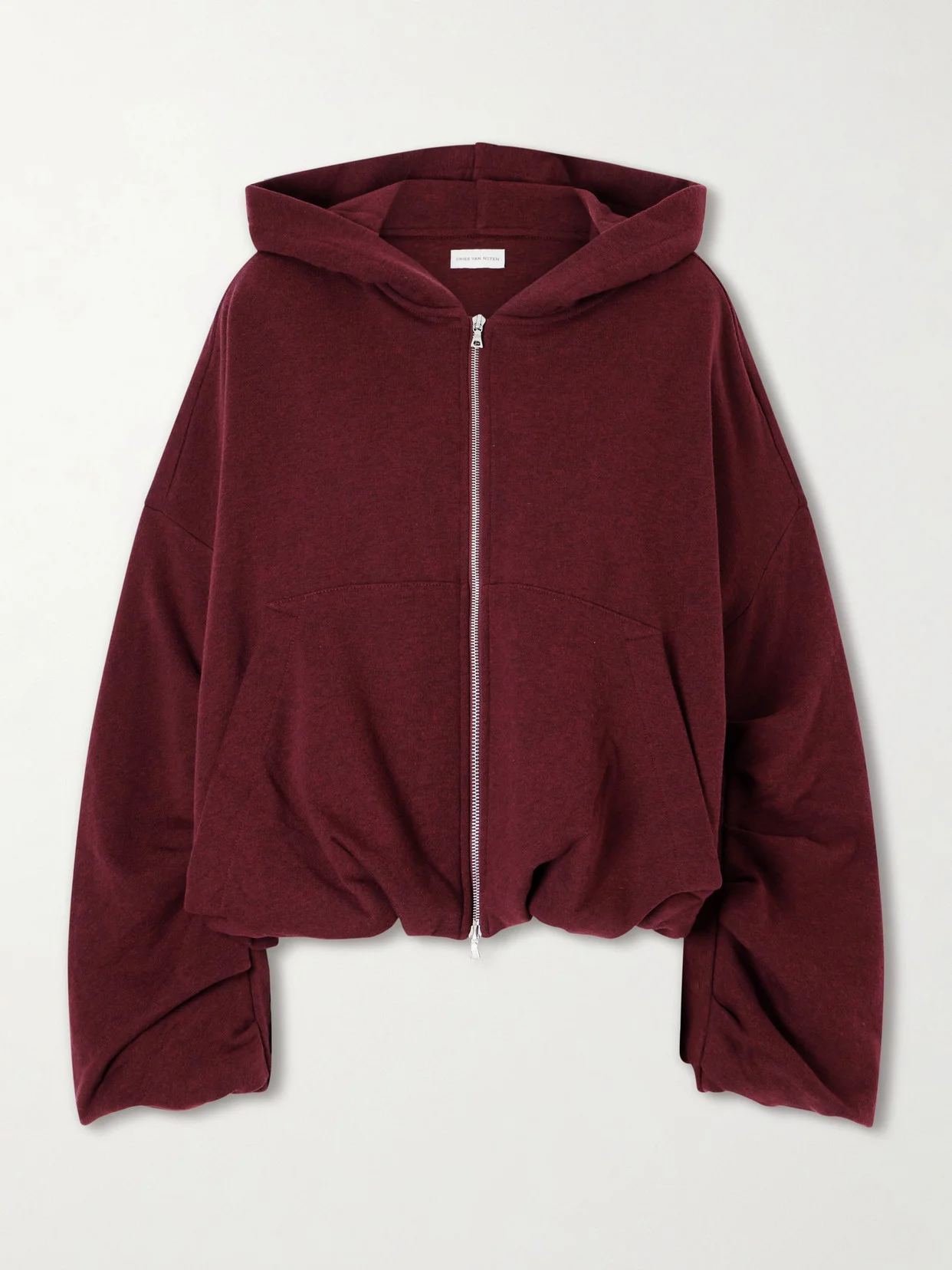 Cotton-jersey Zip-up Hoodie - 1