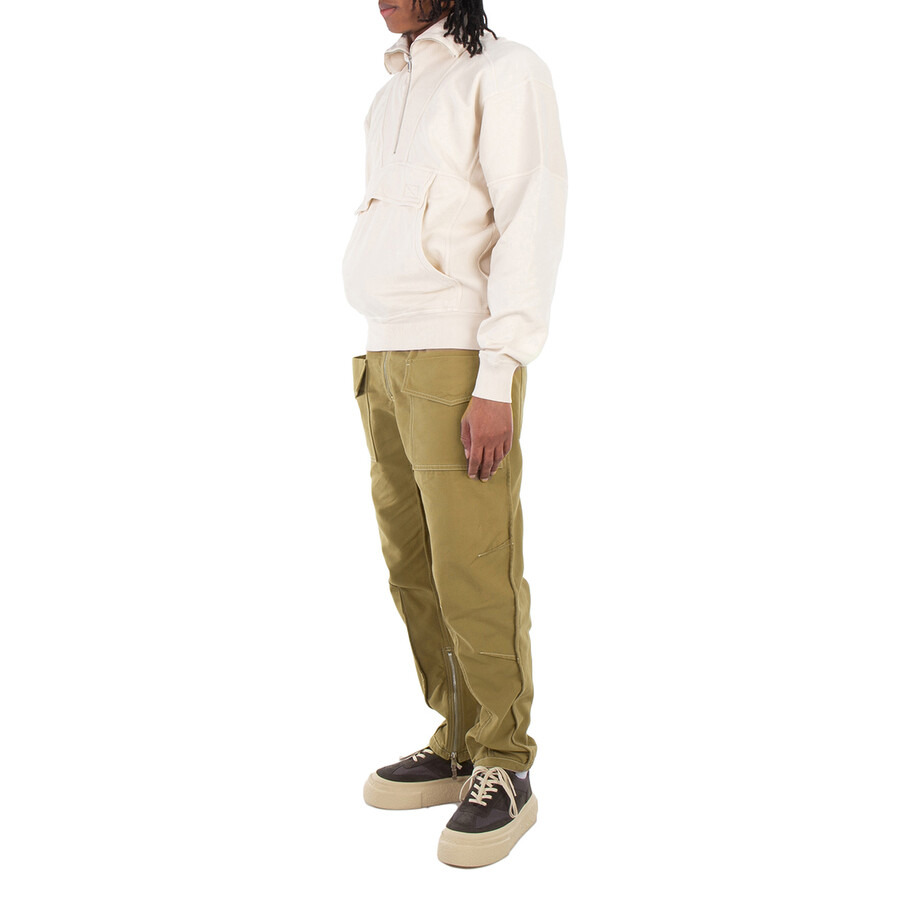Isabel Marant Men's Khaki Tilseno Cotton Carrot Pants - 4