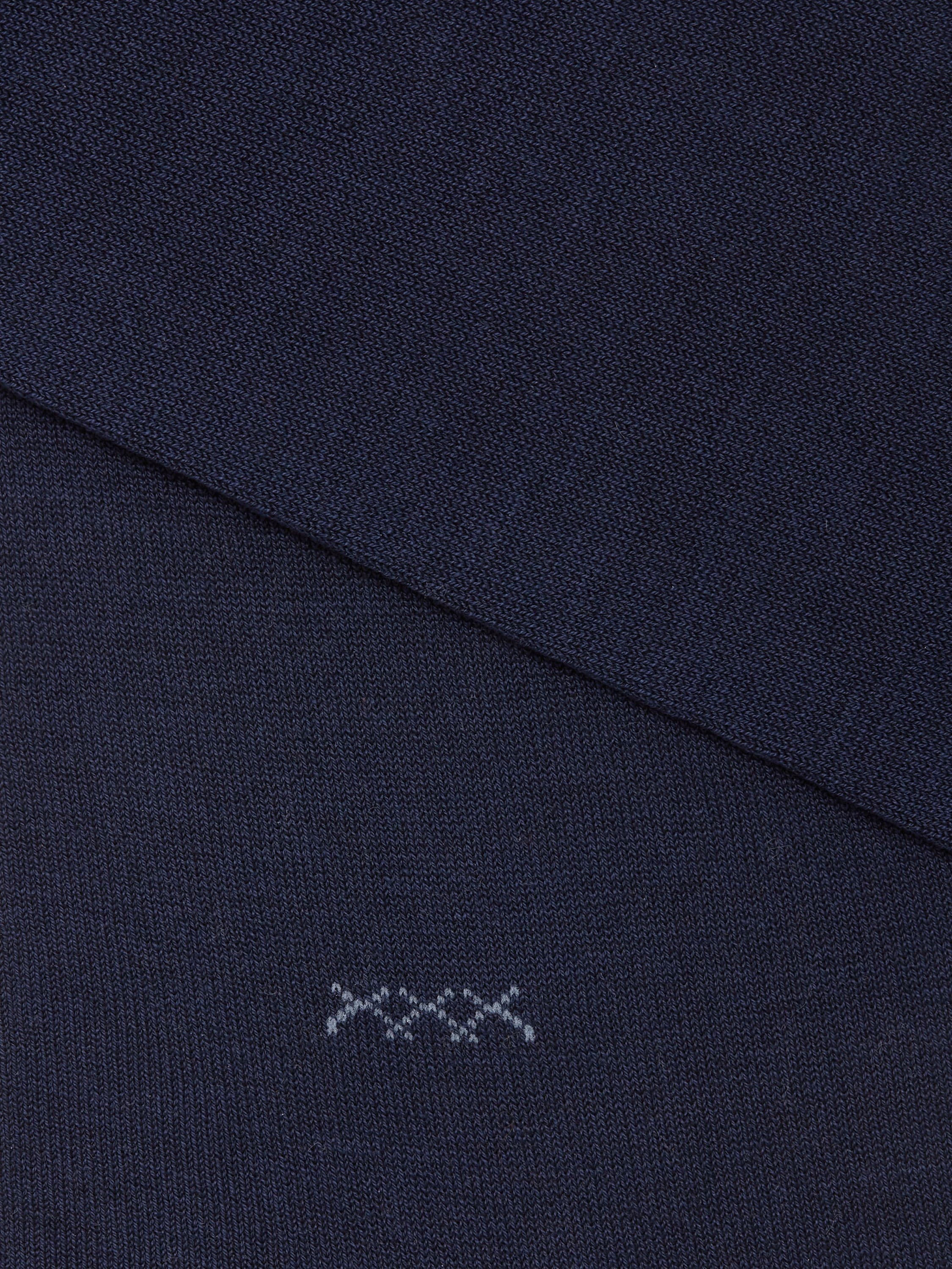BLUE COTTON BLEND SOCKS - 2