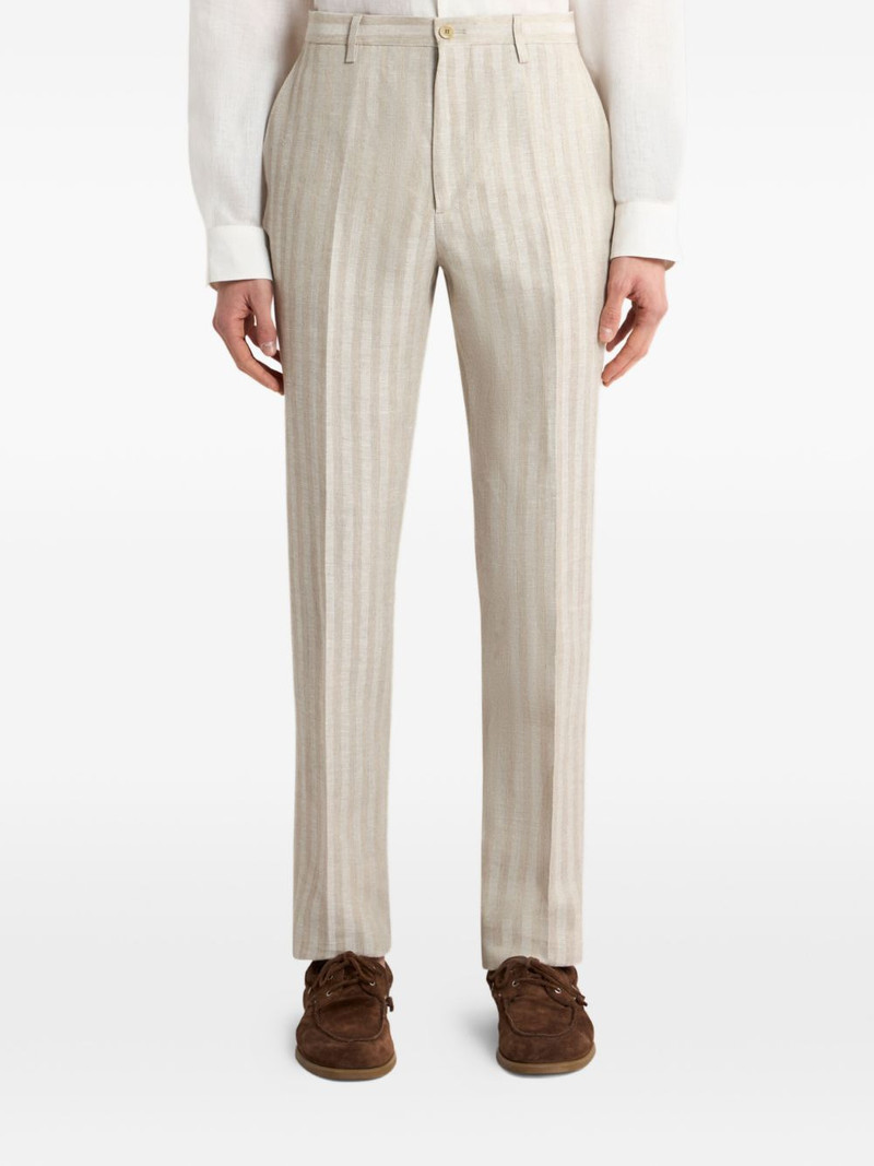 Etro striped regular-fit trousers outlook