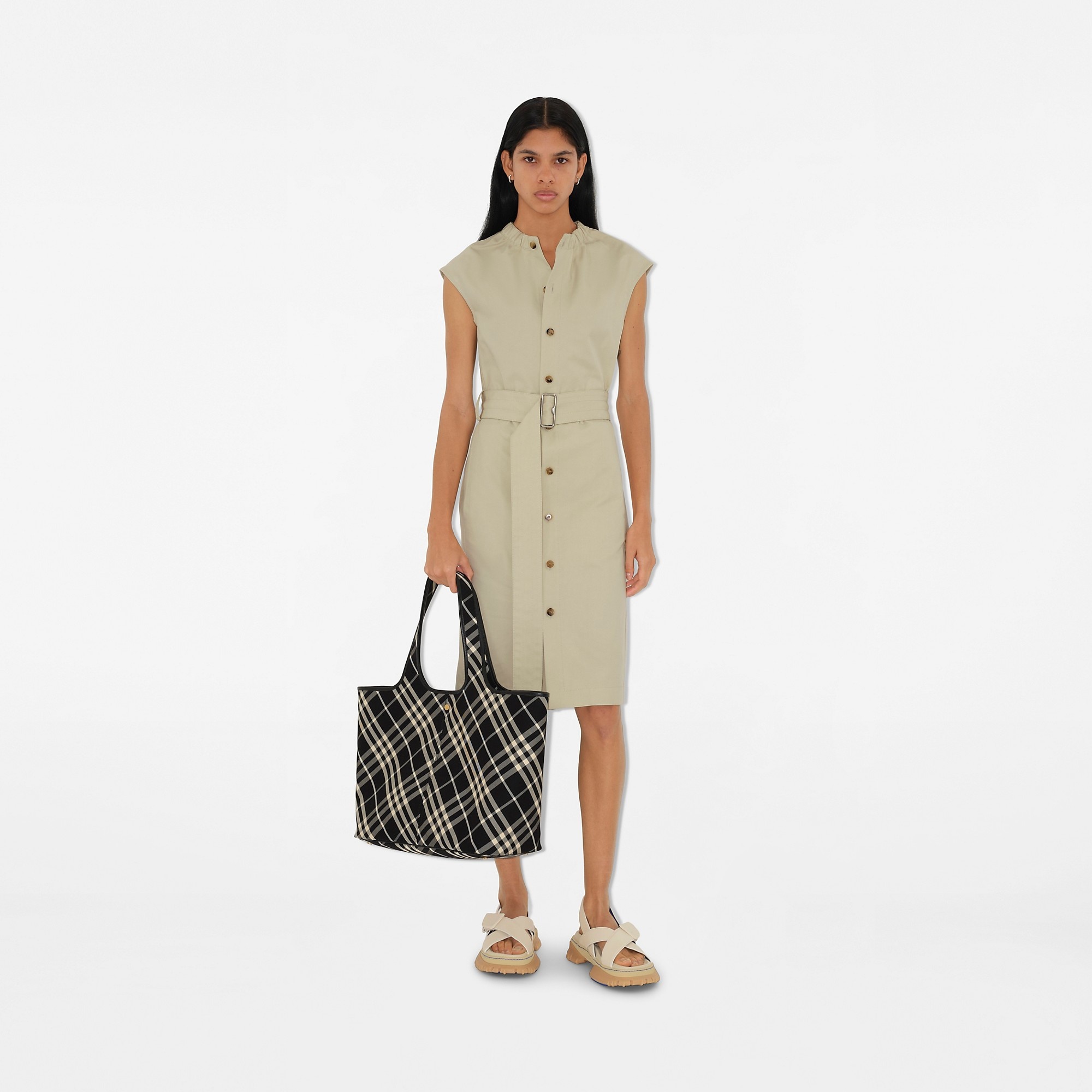 Medium Check Tote - 2