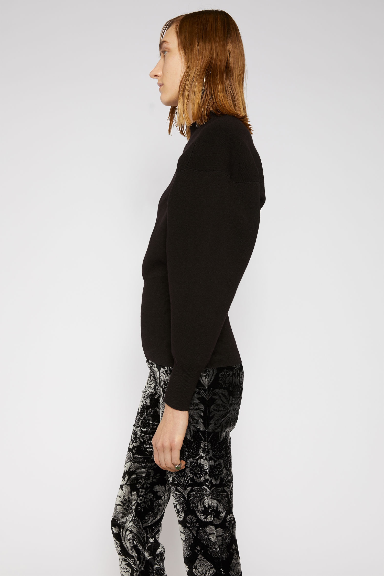 Dolman-sleeve sweater black - 3