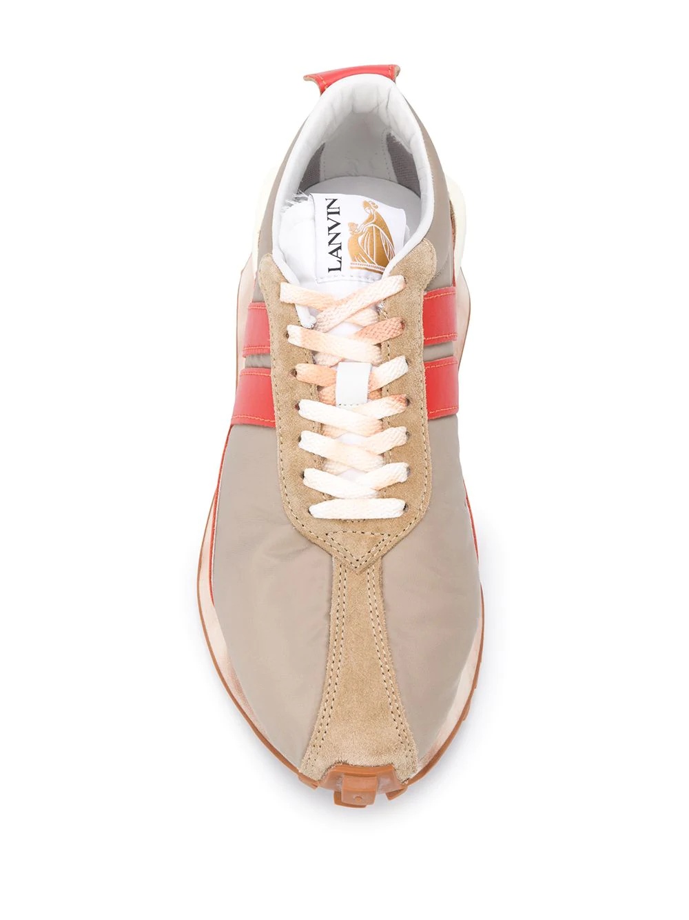 Bumper panelled sneakers - 4