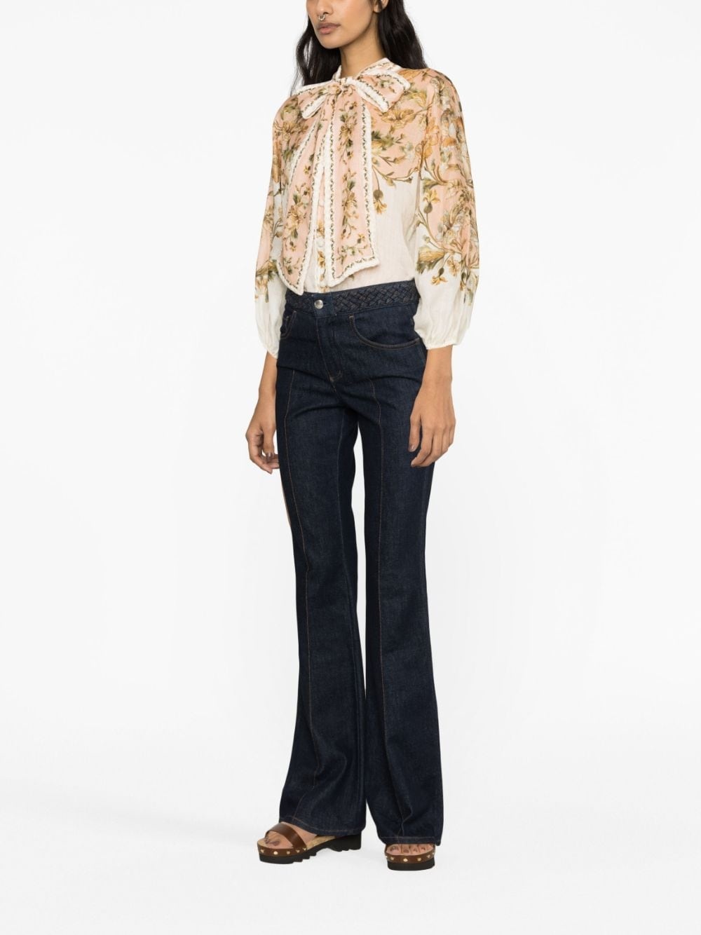 Chintz floral-print top - 4