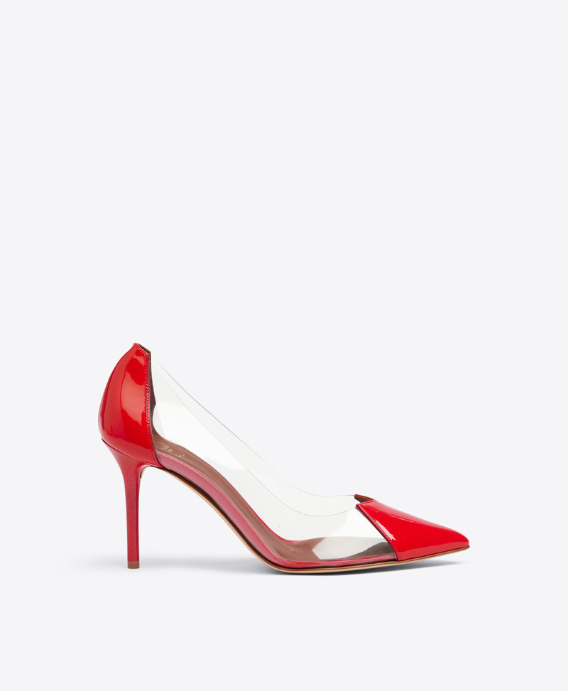 Morgan 85 - Red PVC Stiletto Heels 1