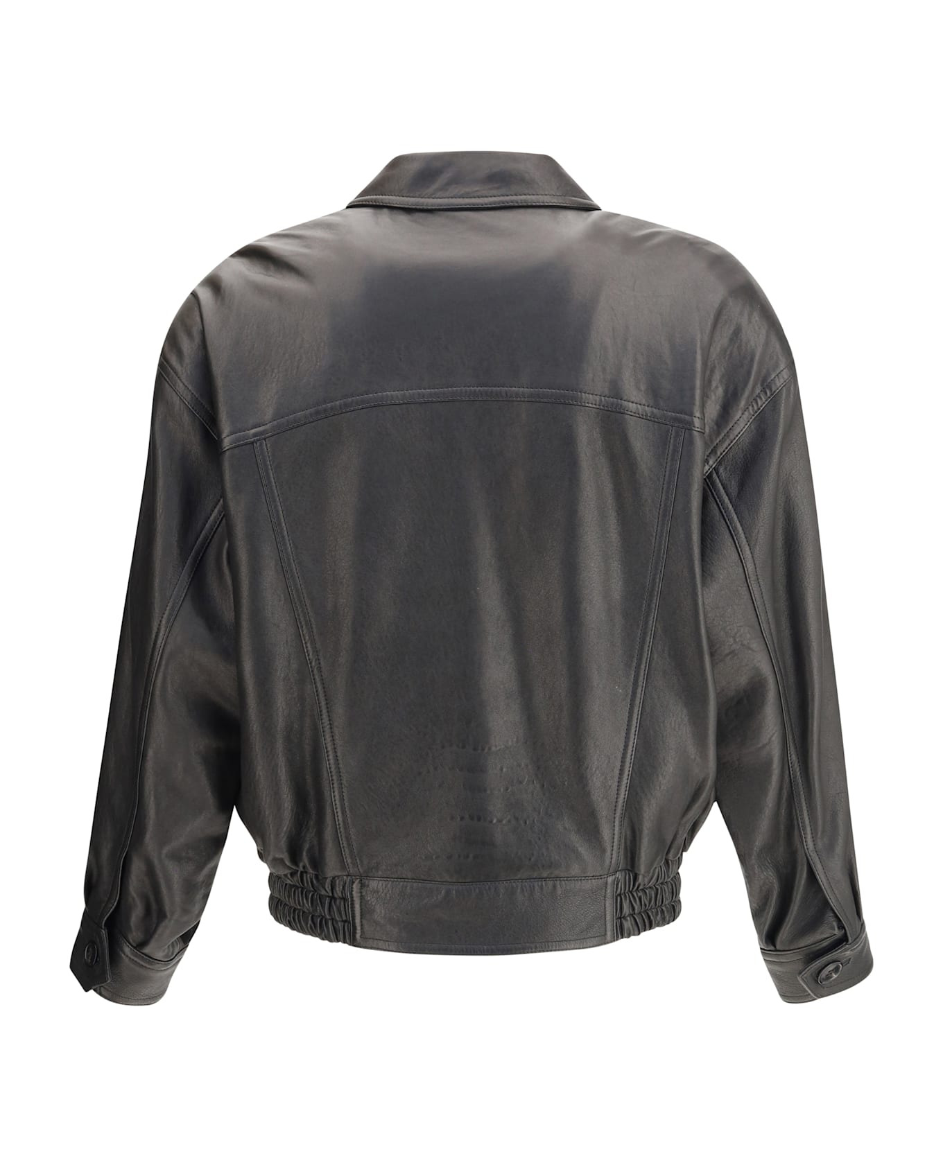 Balloon Leather Jacket - 2