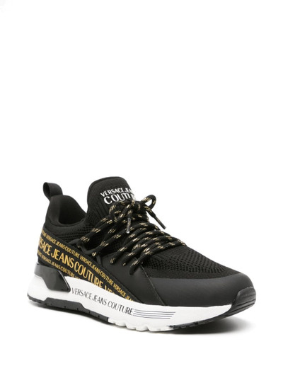VERSACE JEANS COUTURE Dynamic logo-strap sneakers outlook