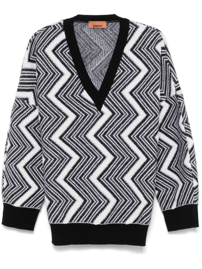 zigzag wool sweater 1