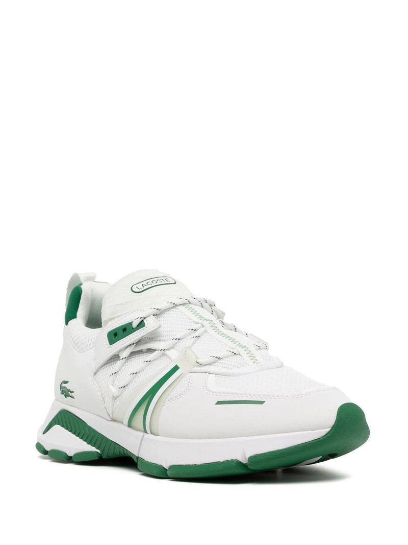 LACOSTE logo low-top sneakers outlook