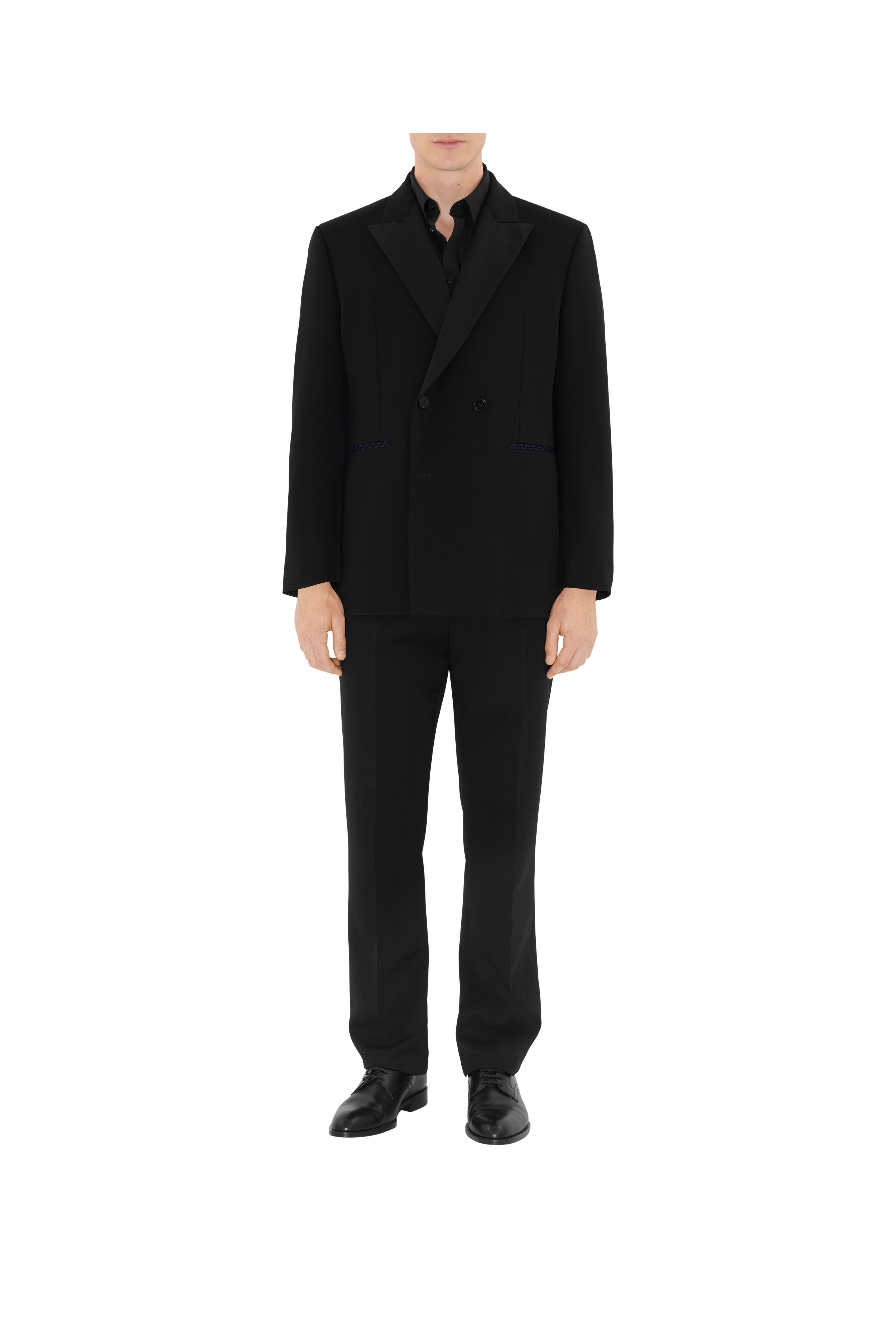burberry Leather Carlyle Stamp Derby Shoes in Black at Nordstrom - 7