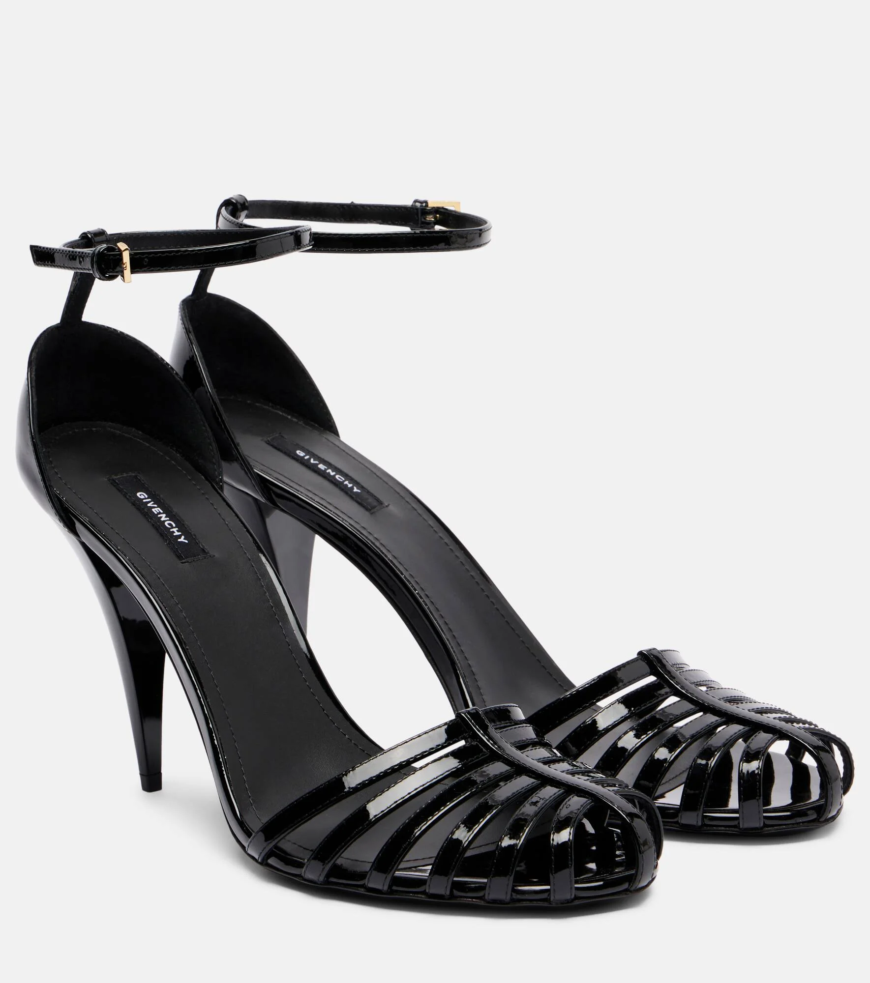 95 patent leather sandals - 1