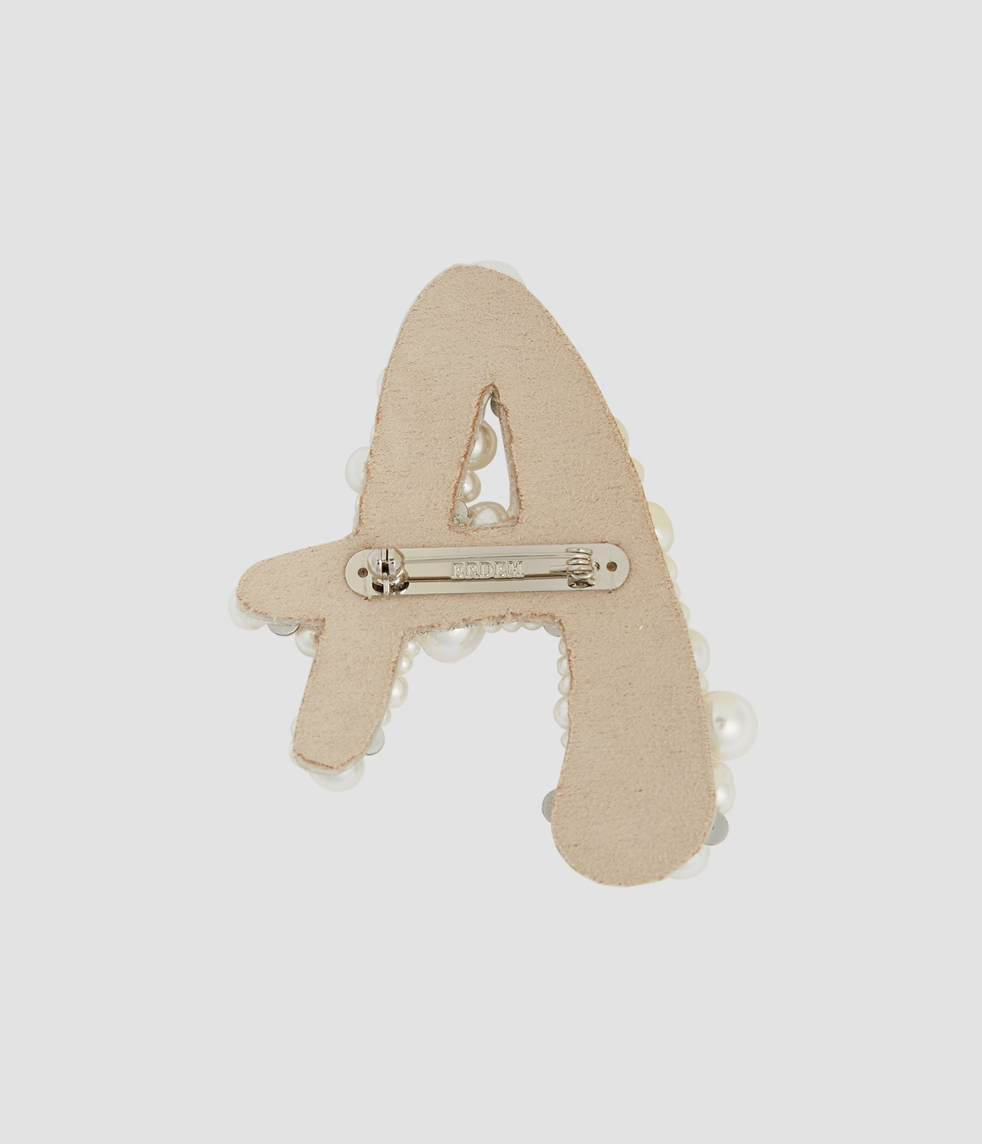 PEARL ALPHABET BROOCH A - 3