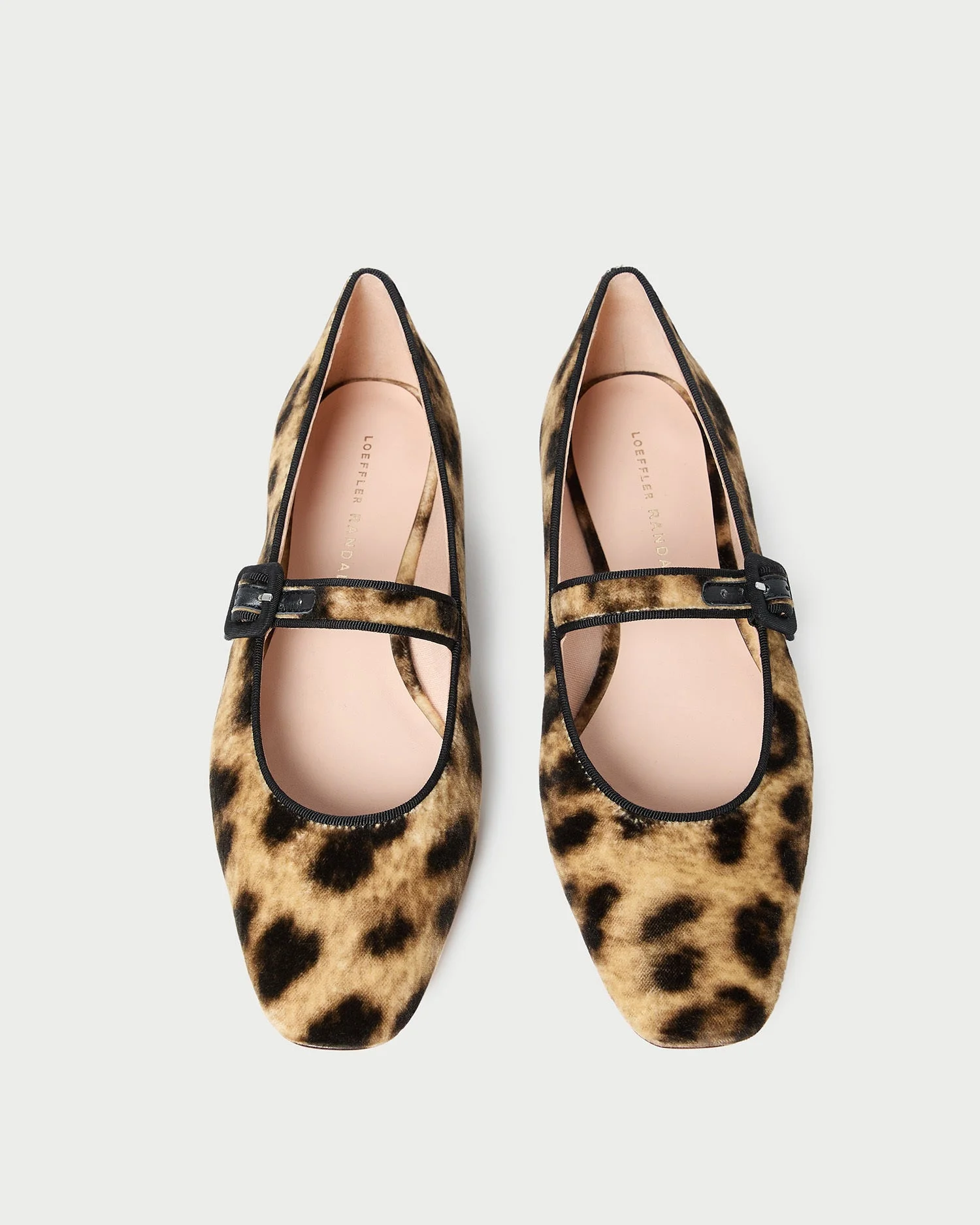 Ginger Leopard Velvet Mary Jane - 1