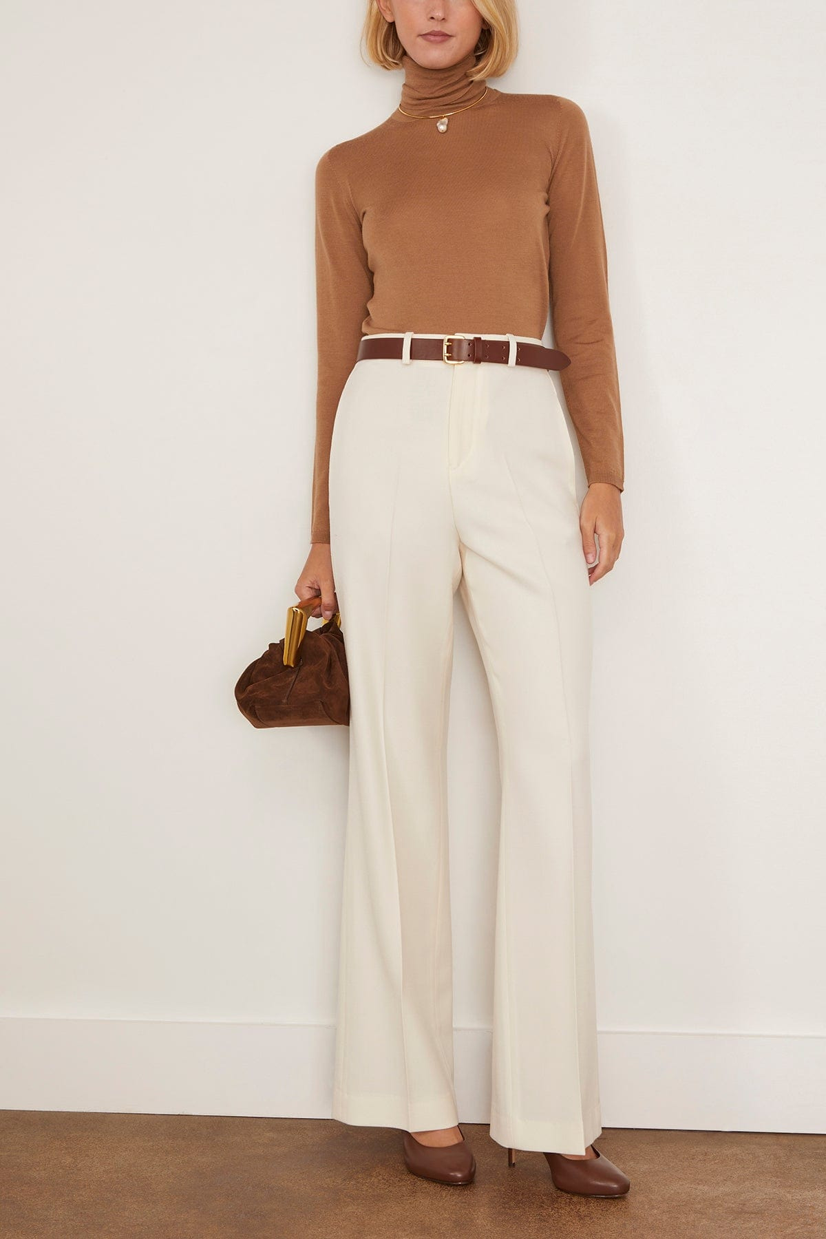 Saluto Sweater in Camel - 2