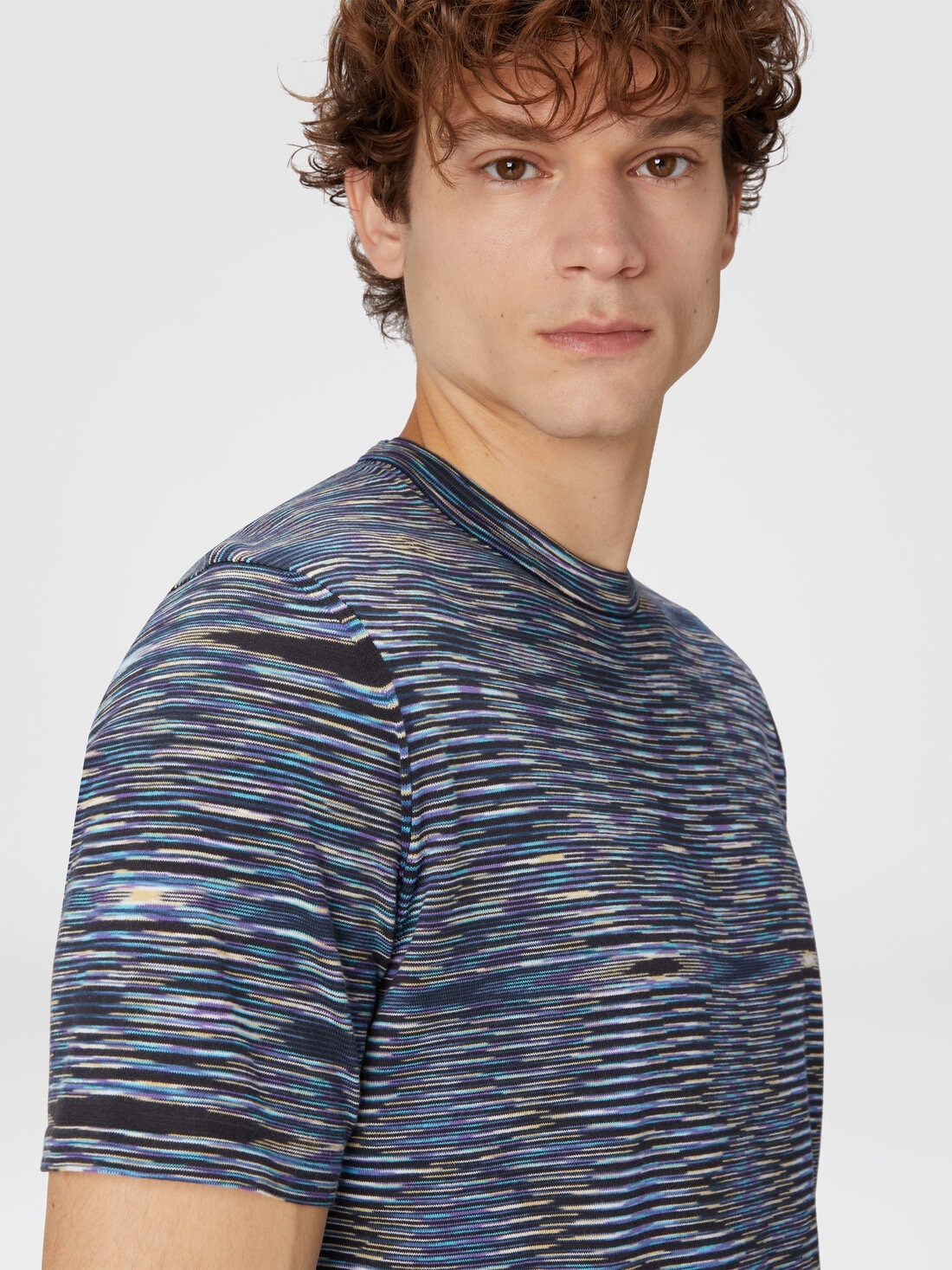 Slub cotton crew-neck T-shirt - 5
