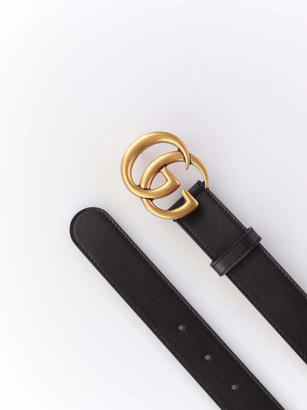 Gucci Men `Gg Marmont` Thin Belt - 3