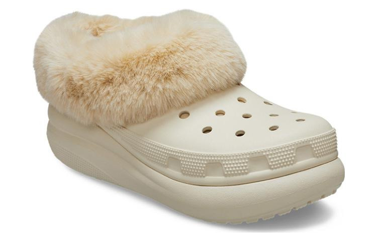 Crocs Furever Crush Shoe Clogs 'Bone' 208446-2Y2 - 3
