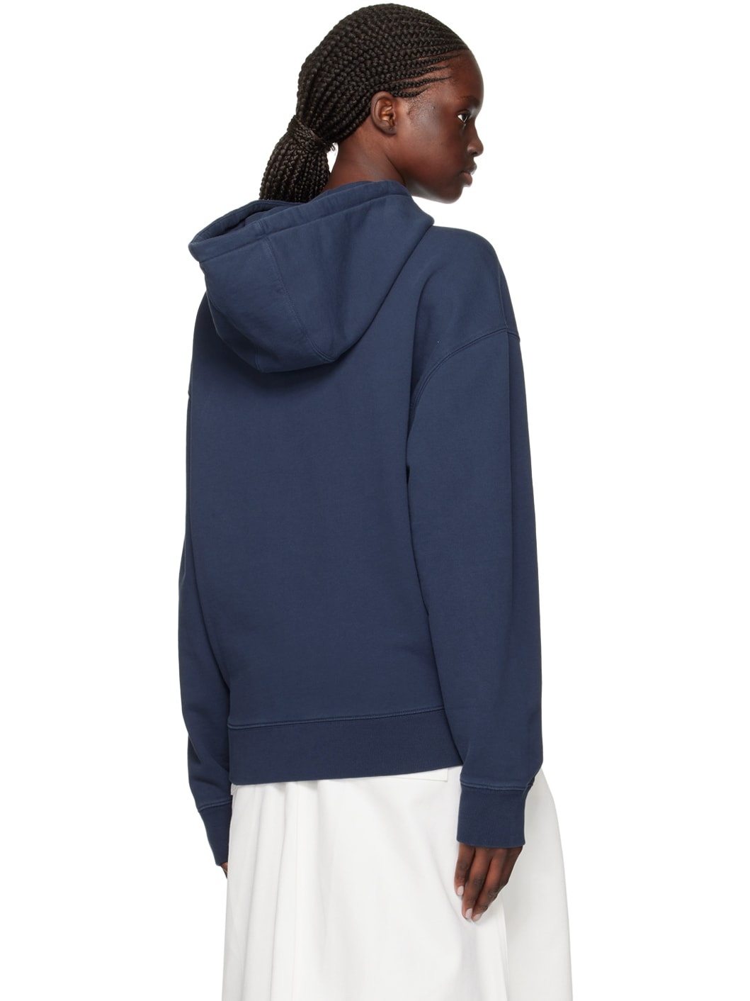 Navy Handwriting Hoodie - 3