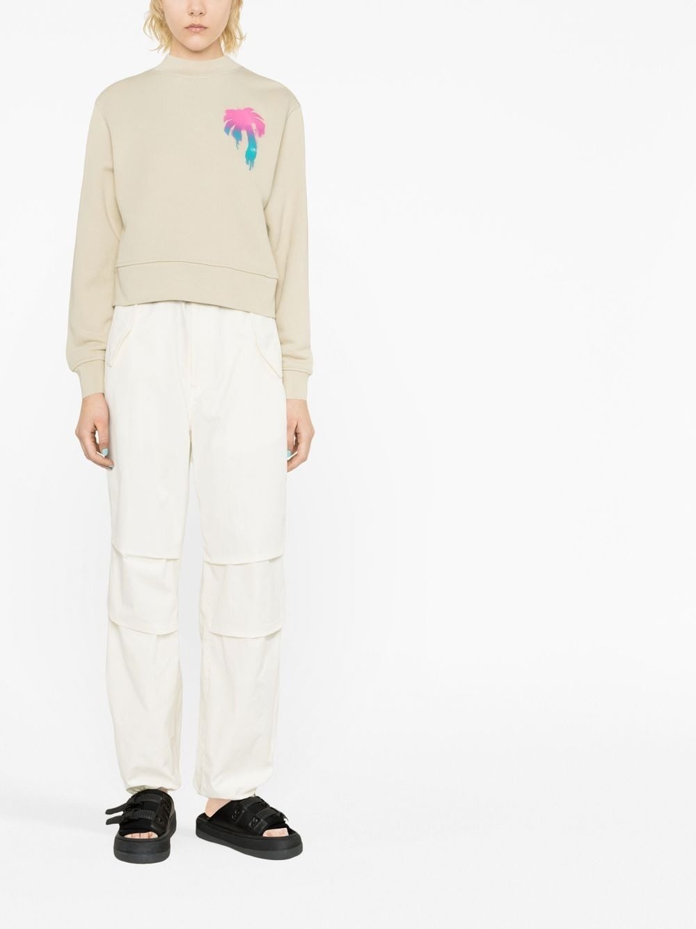 graphic-print long-sleeve sweatshirt - 3