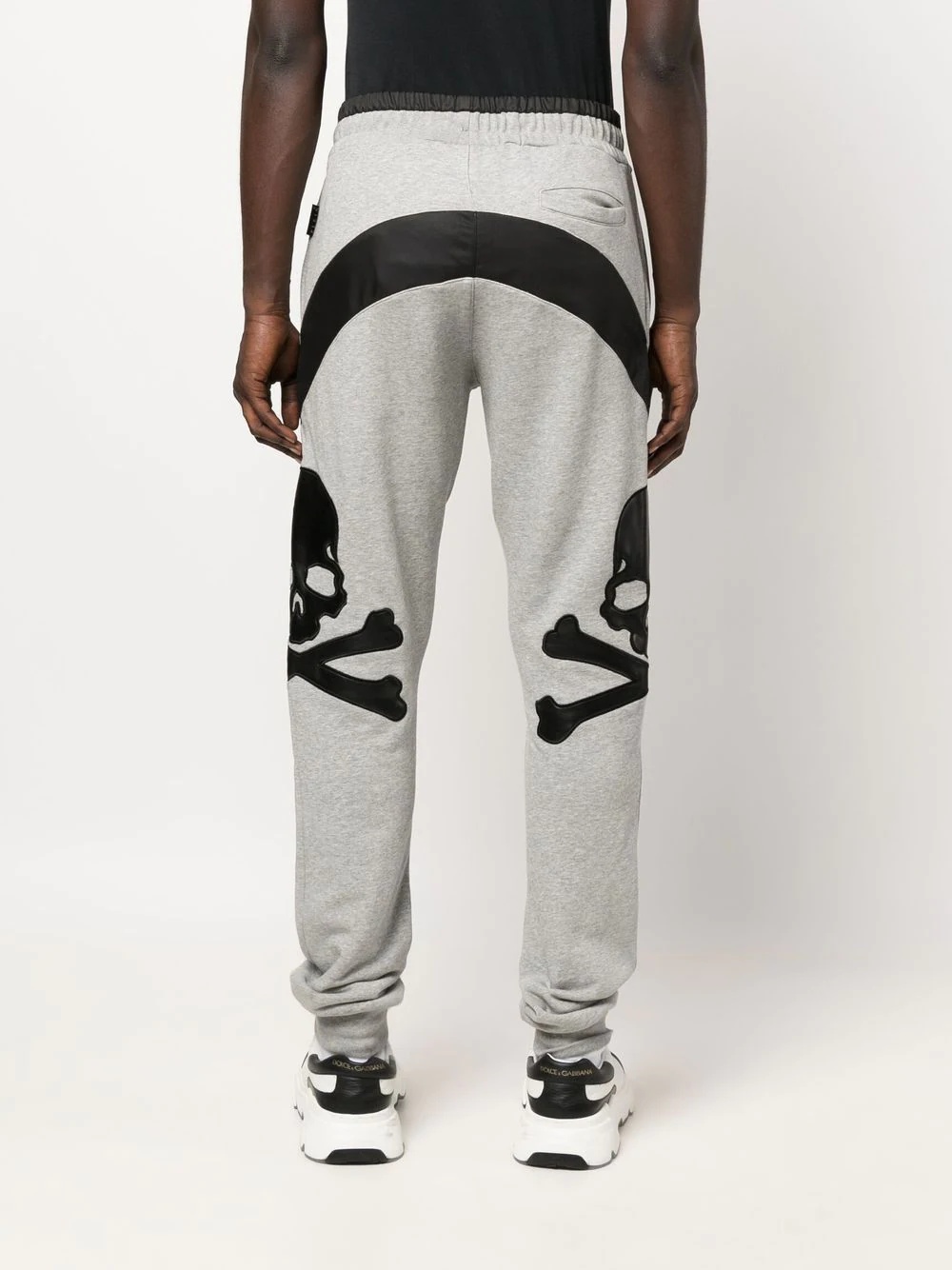 skull-print track pants - 4