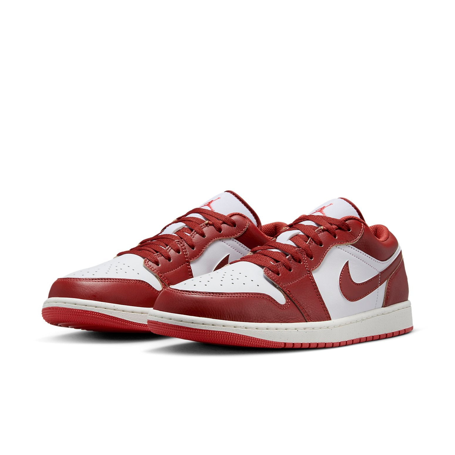 Air Jordan 1 Low 'White Dune Red' FJ3459-160 - 3