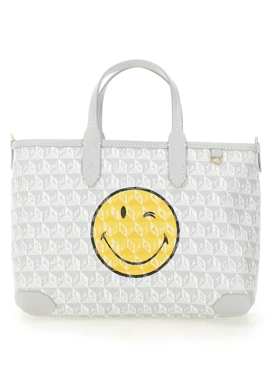 Anya Hindmarch Women "I Am A Plastic Bag Wink" Tote Bag Xs - 1
