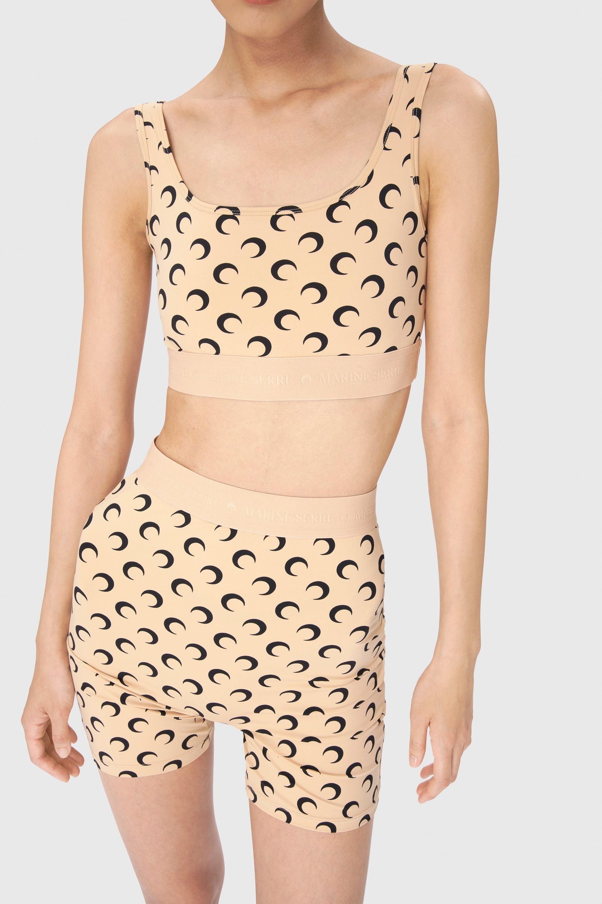 Recycled Moon Jersey Mini Shorts - 3