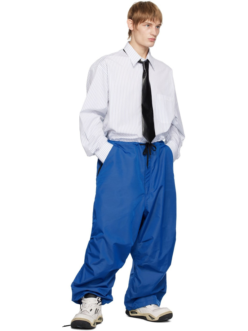 HED MAYNER Blue Reebok Edition Satin Track Pants outlook