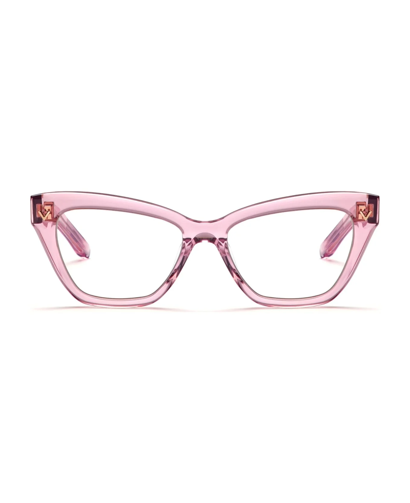 V-tale- Crystal Pink / Light Gold Rx Glasses - 1