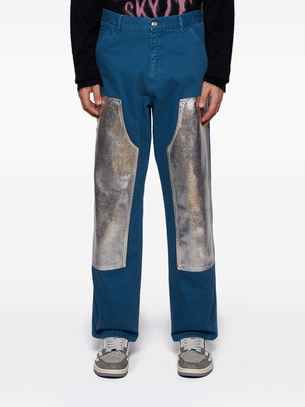 knee-patch jeans - 3