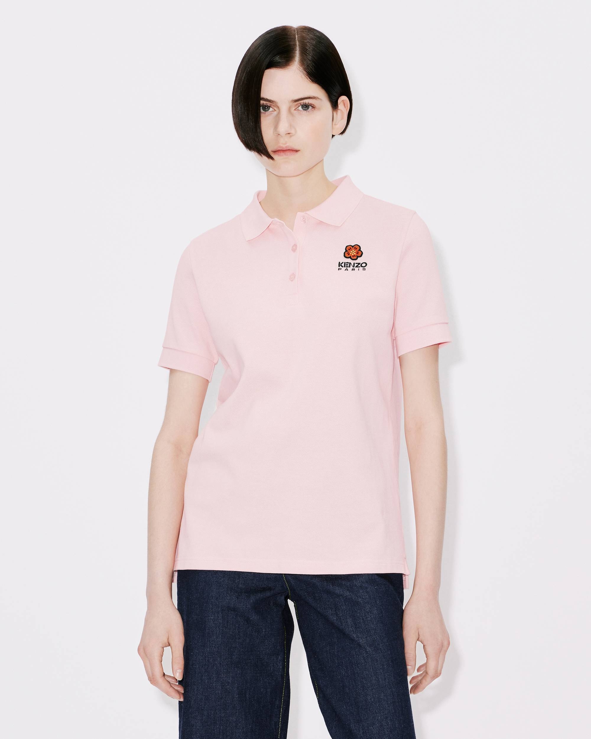 'BOKE FLOWER' Crest polo shirt - 3