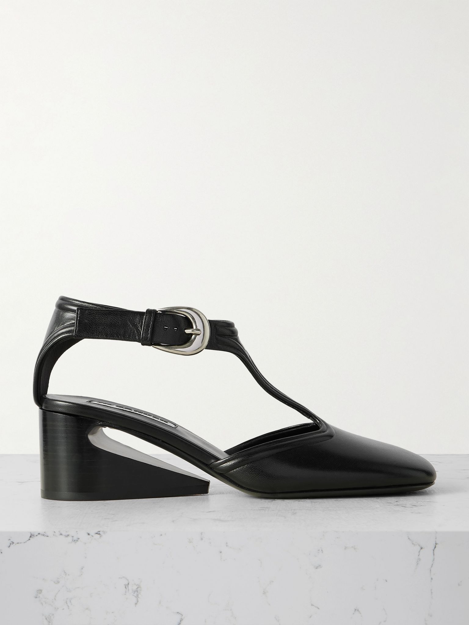 Leather Mary Jane pumps Black - 1