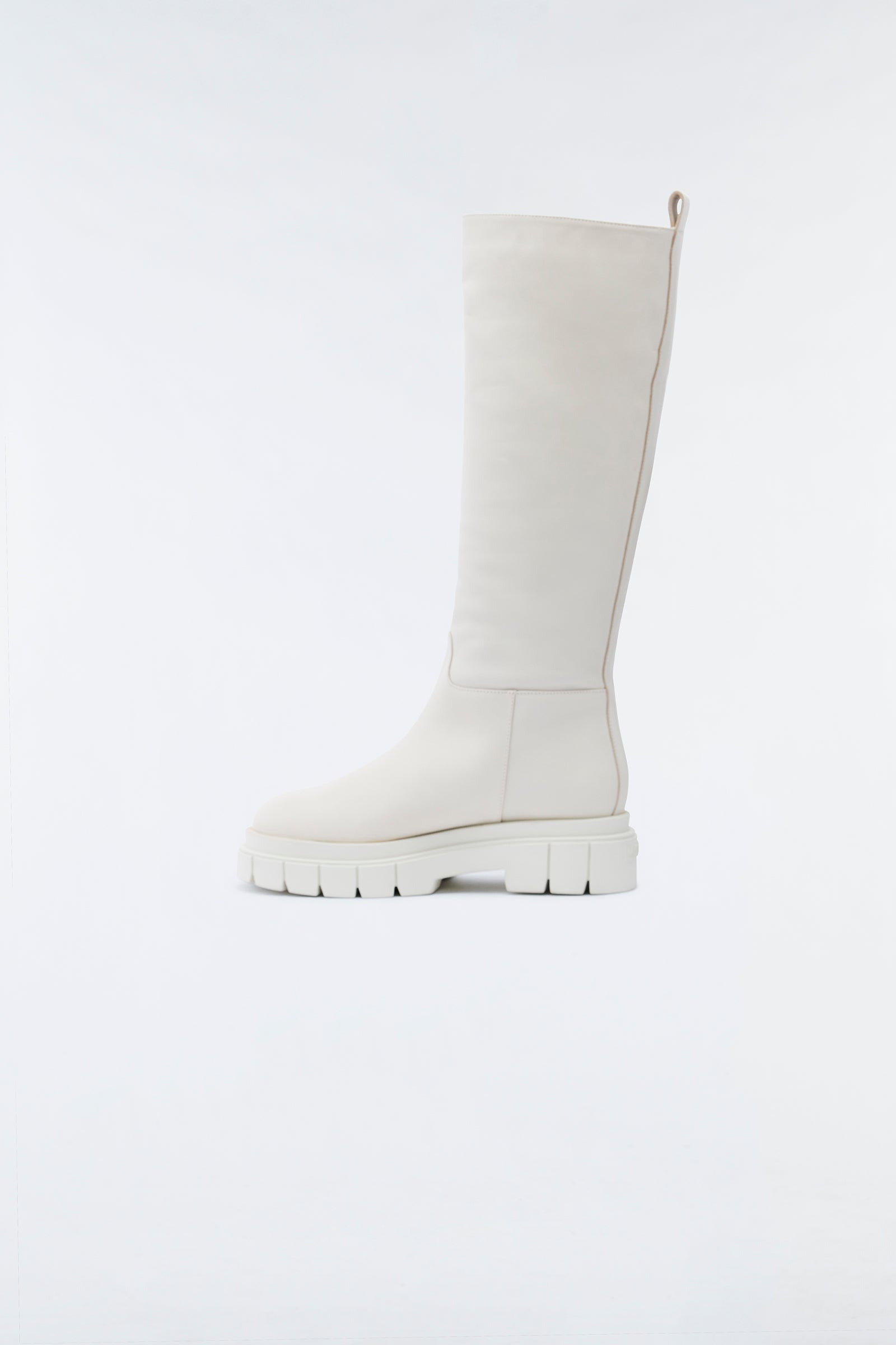 COMMANDER shearling-lined lug sole (R) Leather boot for women - 2
