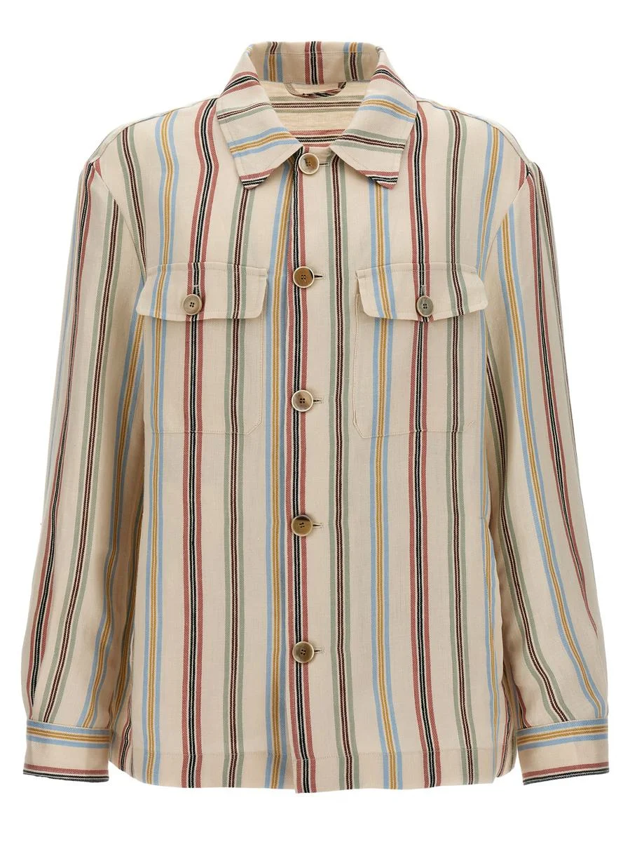 Etro ETRO STRIPED OVERSHIRT - 1