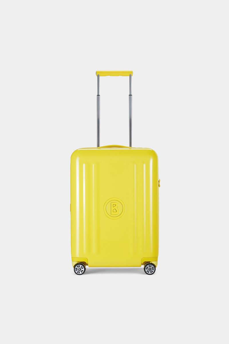 Piz small hard shell suitcase in Yellow 1