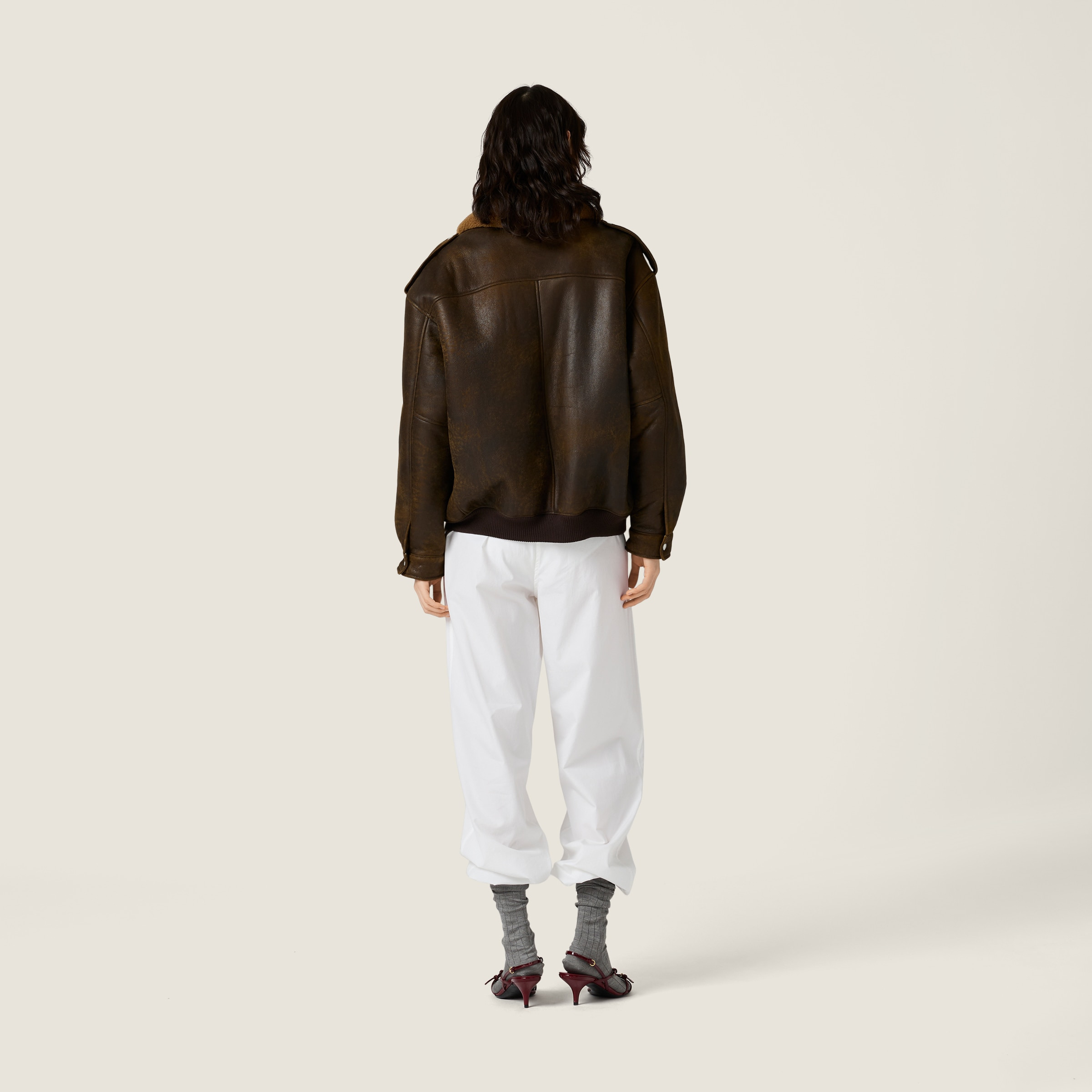Shearling blouson jacket - 3