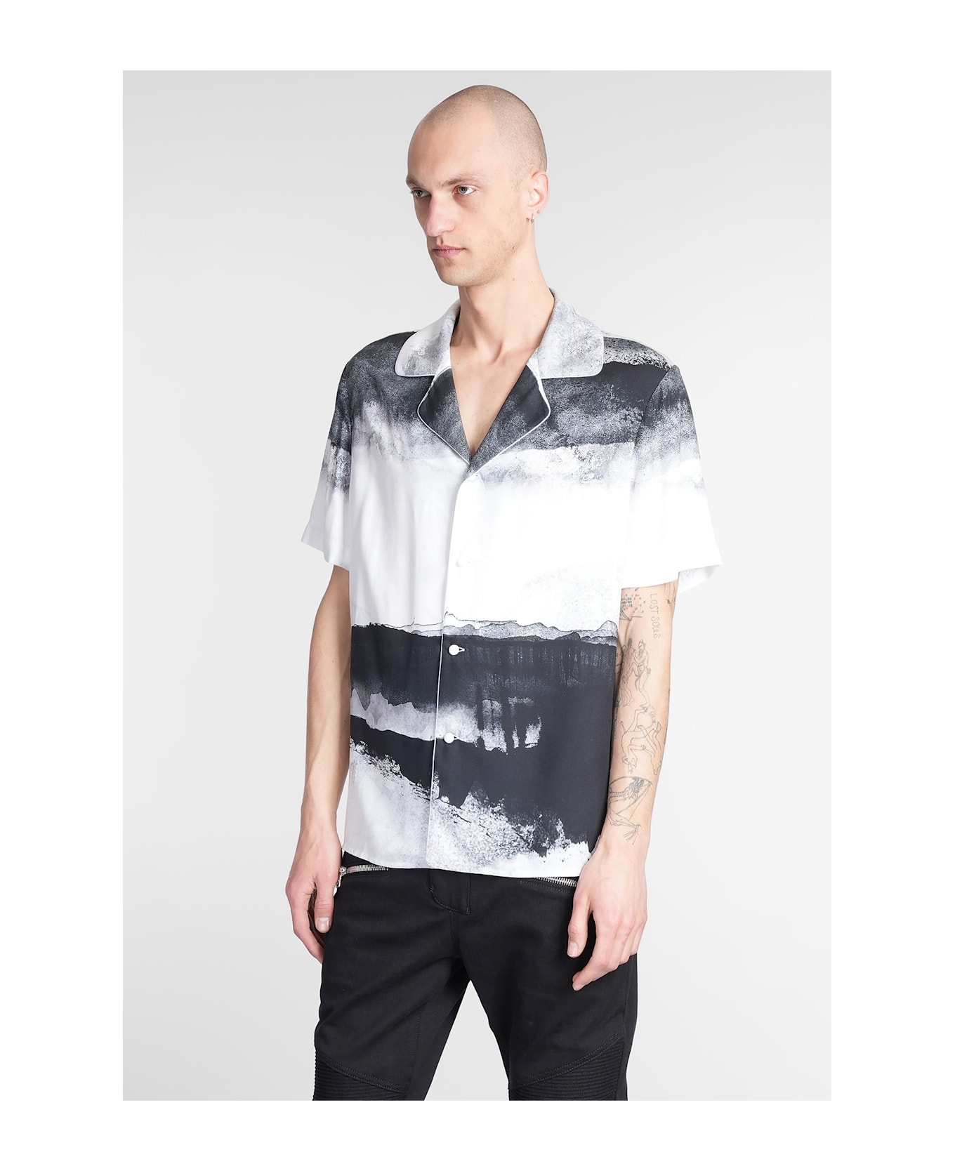 Shirt In White Viscose - 4