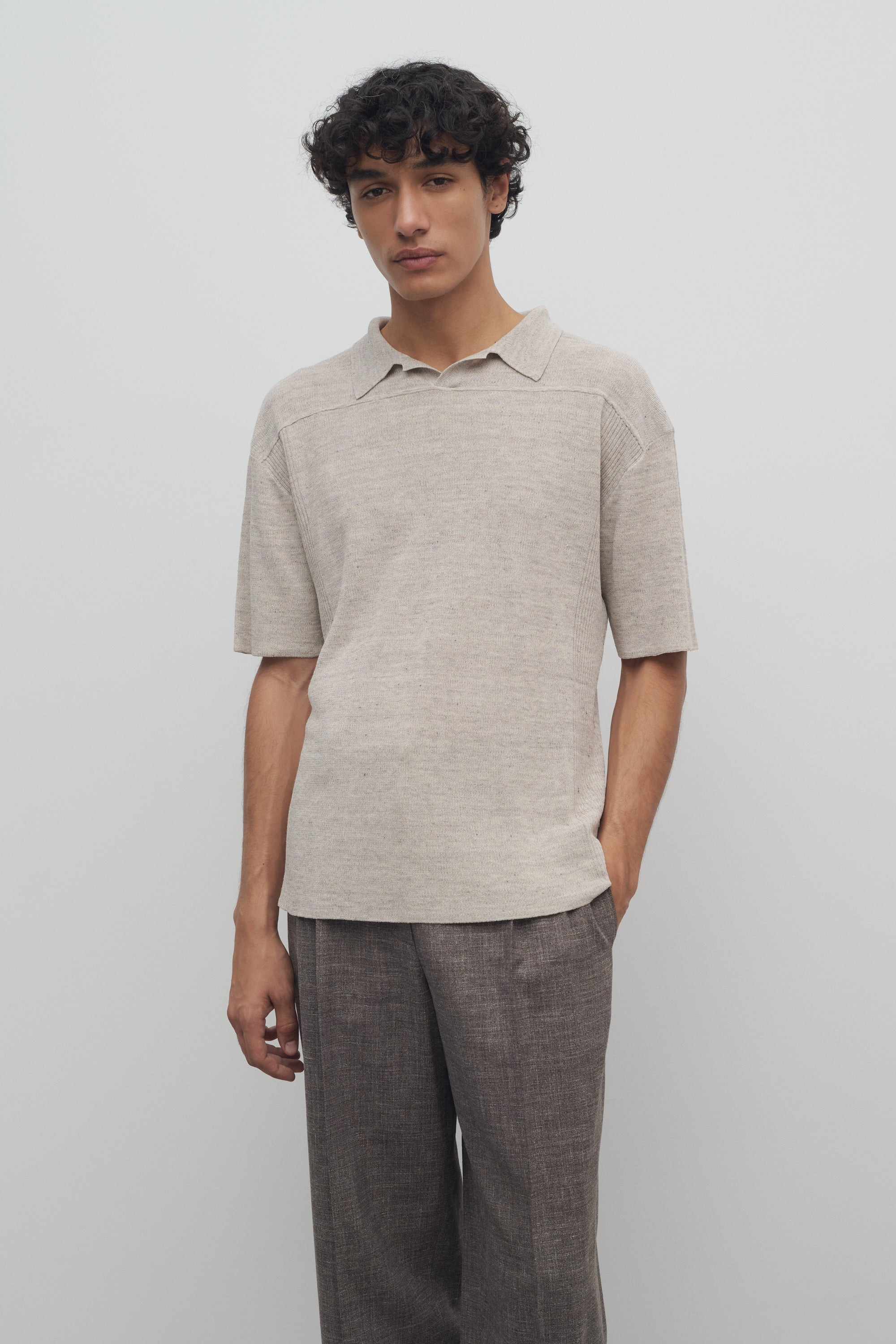 Reggie Top in Cotton and Linen - 3