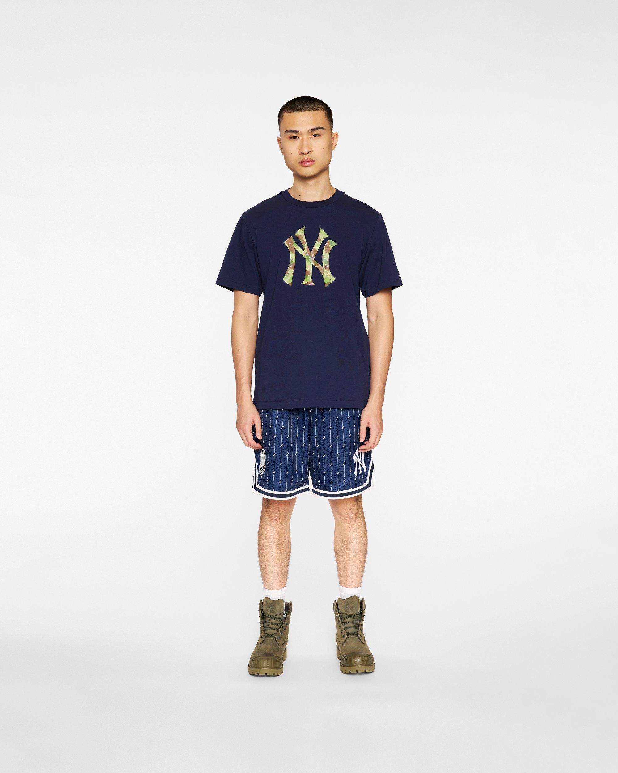 NY YANKEES SPACE CAMO LOGO TEE - 3