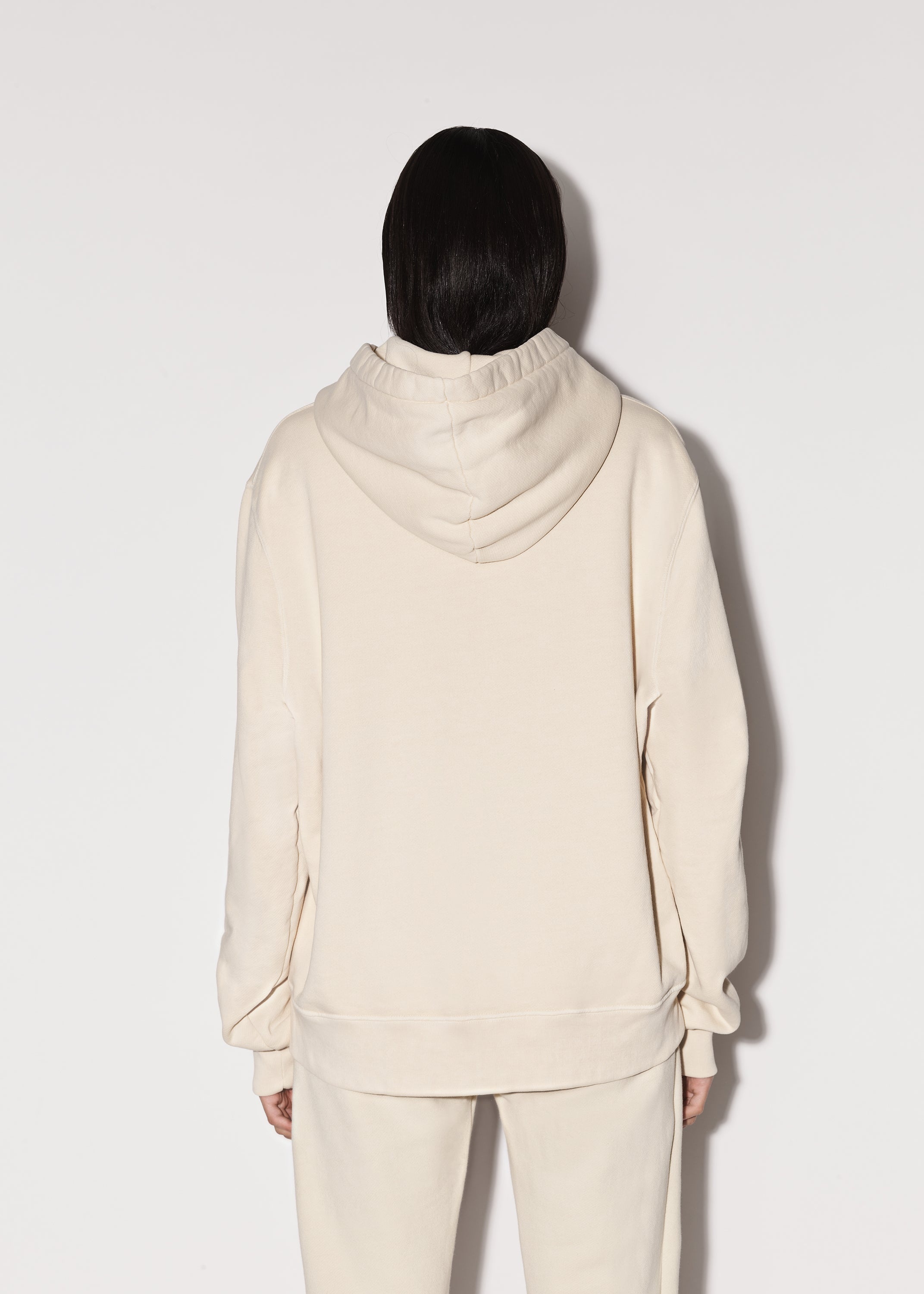 LEATHER HYBRID HOODIE - 5