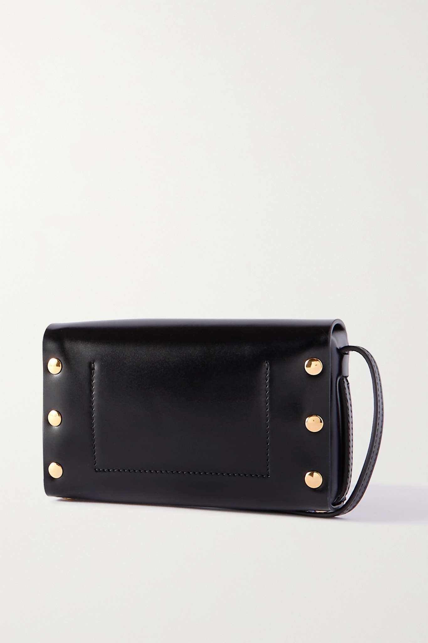 Studded leather shoulder bag - 3