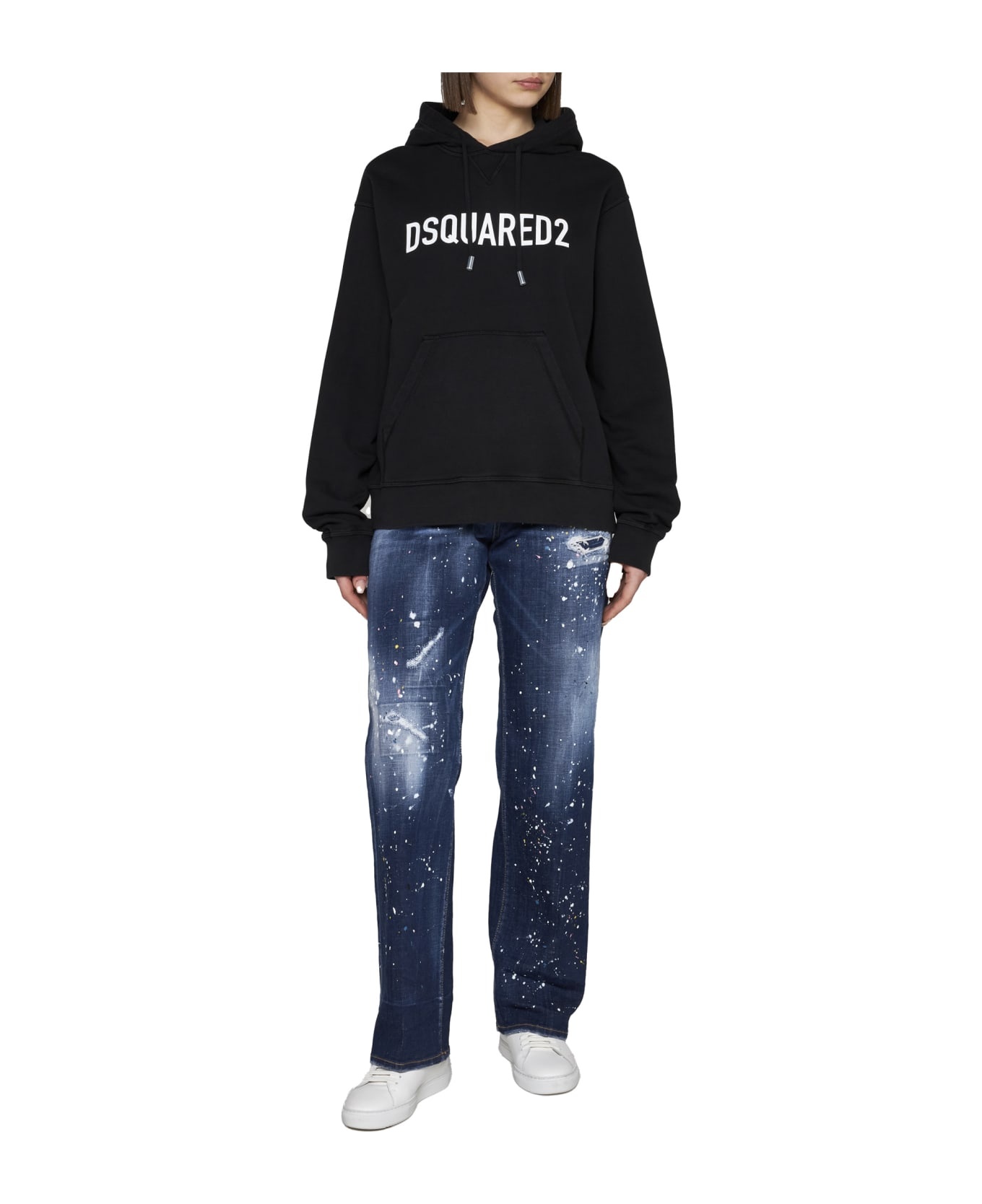 Cotton Sweatshirt With Hood And Logo - 3