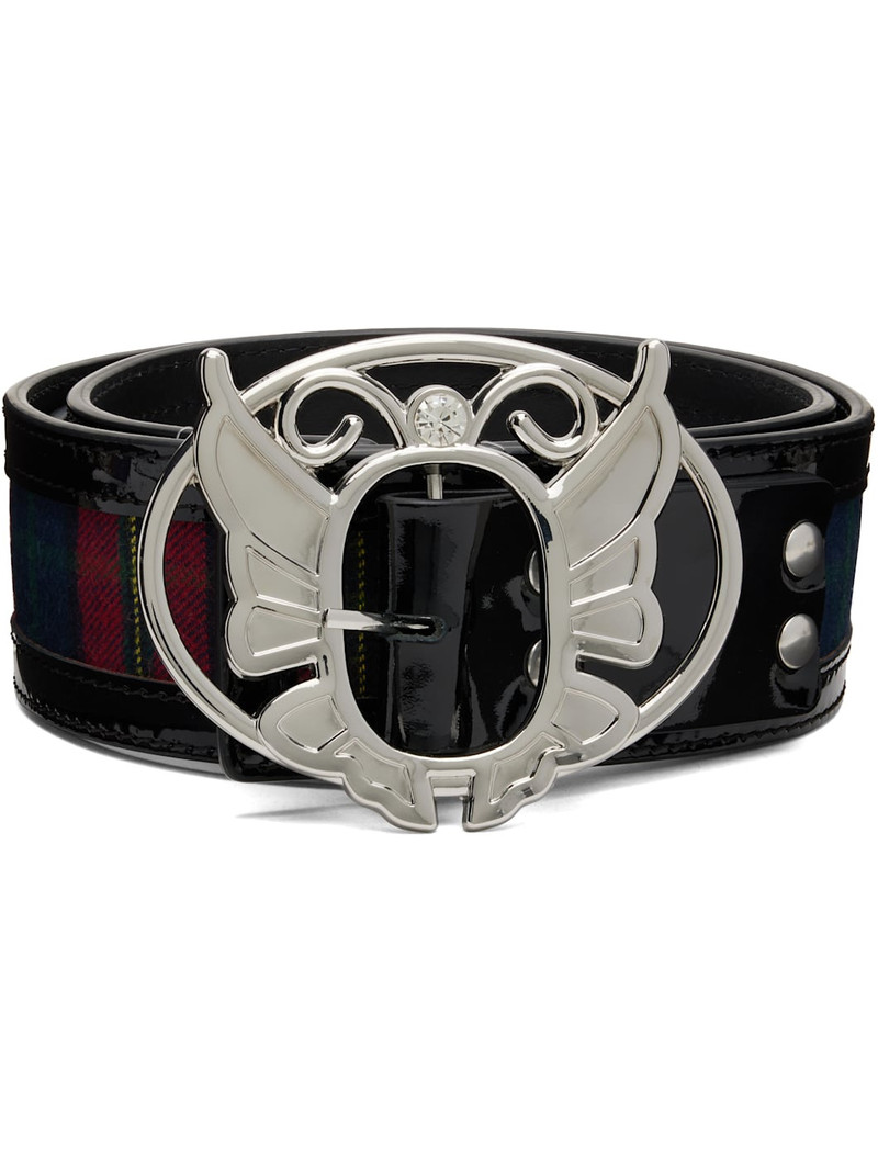 Black & Red Tartan Belt 1