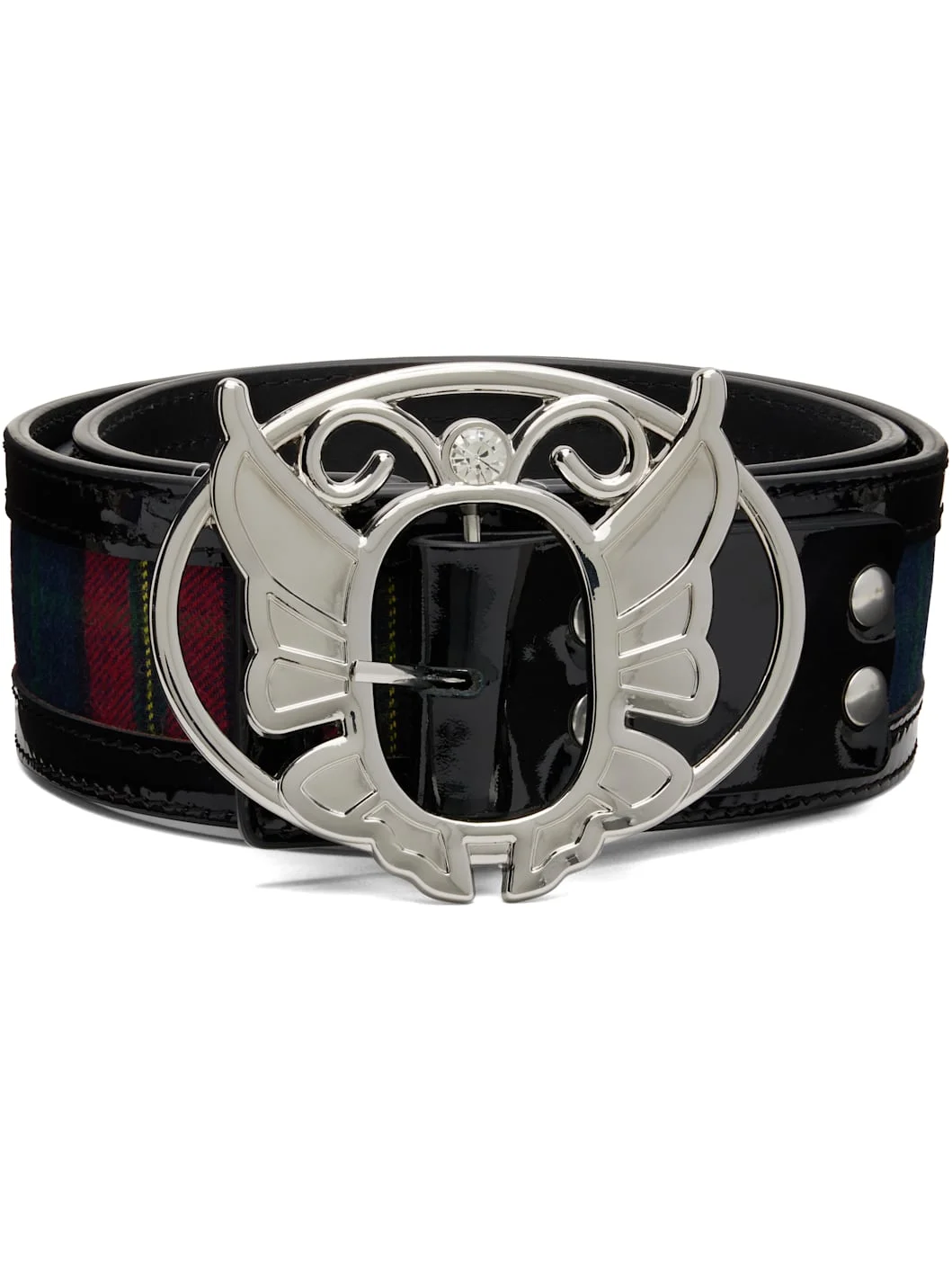 Black & Red Tartan Belt - 1