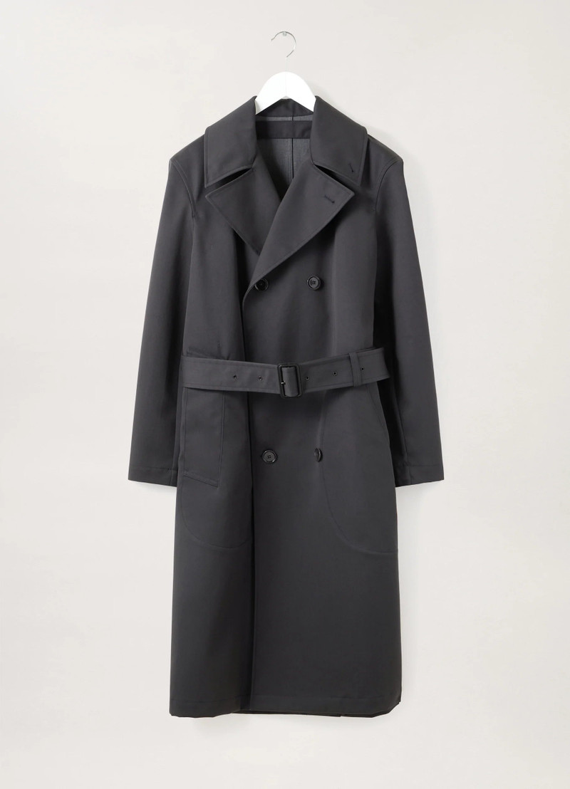 MILITARY DOUBLE BREASTED TRENCH
BONDED COTTON 11