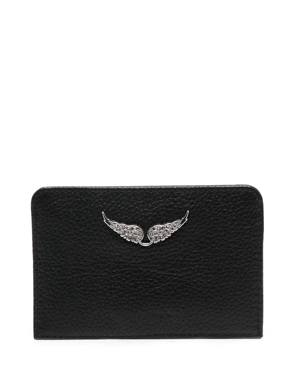 wing-charm leather cardholder - 1