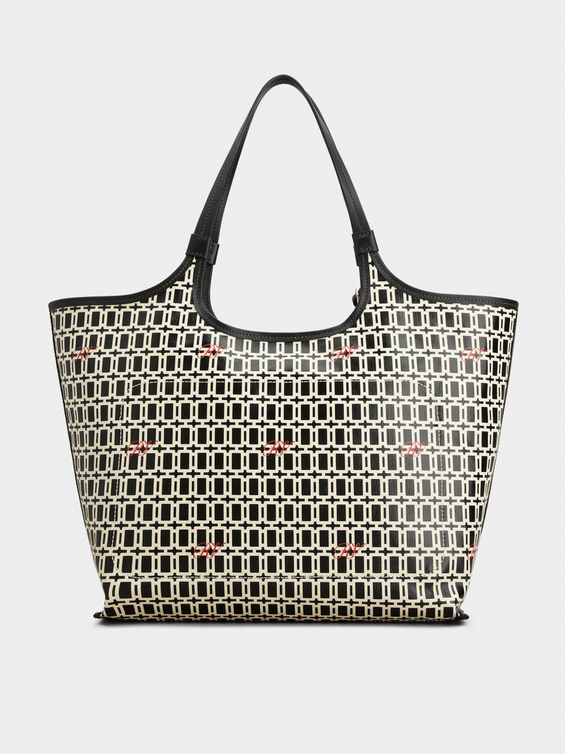 Grand Vivier Medium Shopping Bag in fabric 4