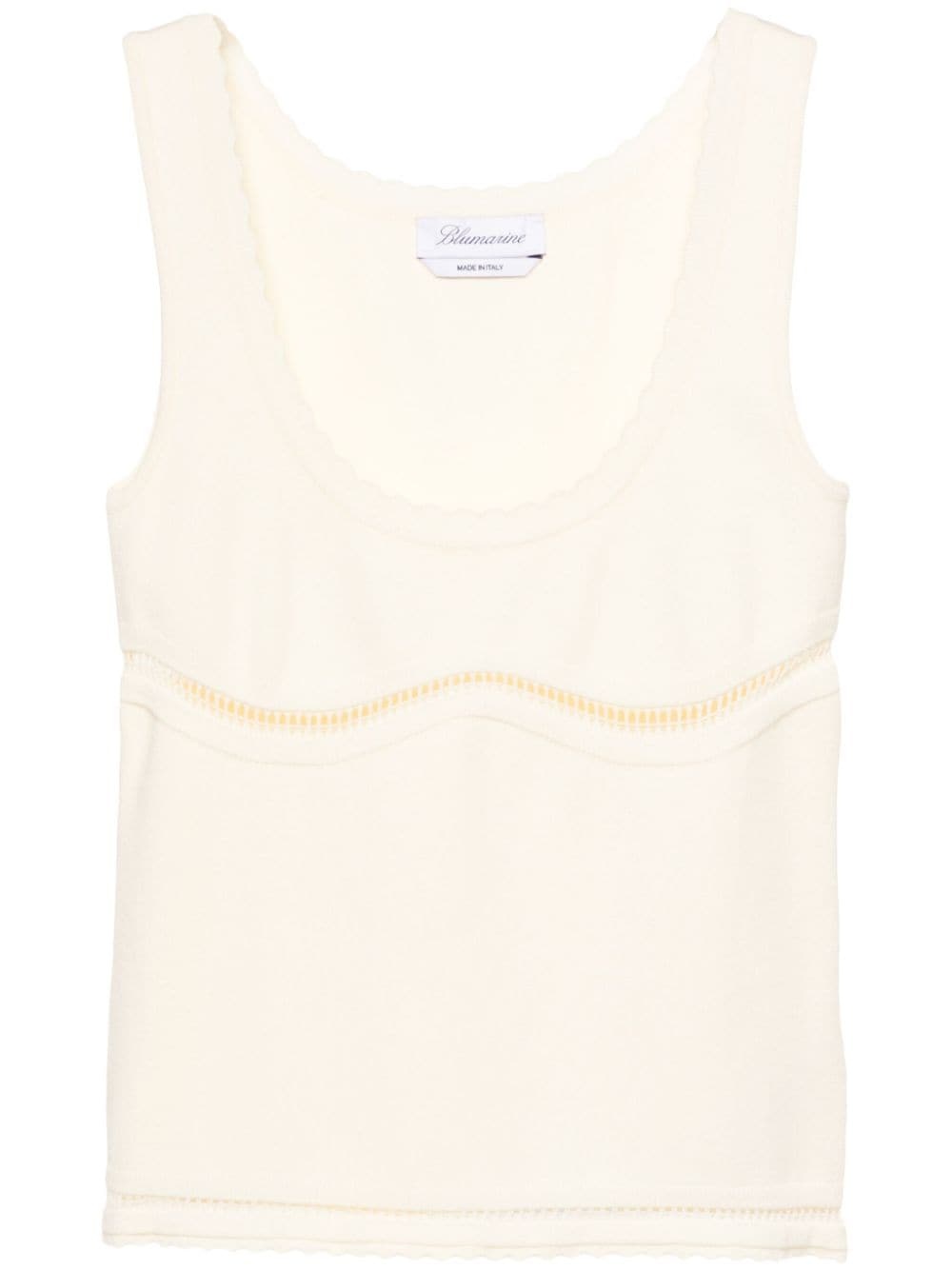 cut-out detailed tank top - 1